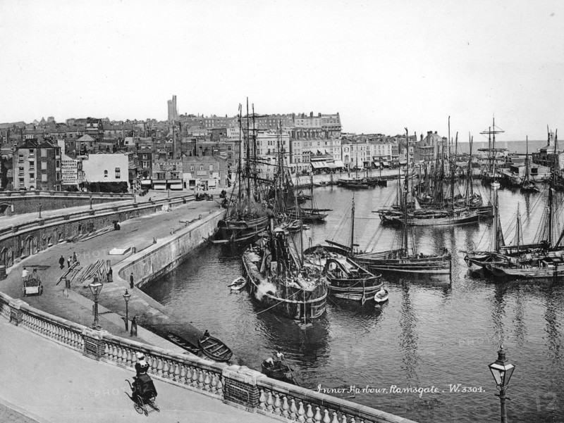 Ramsgate Harbour, Ramsgate, Kent, 1890-1910
