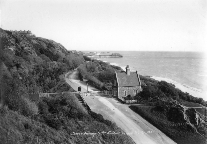 Lower Sandgate Road, Sandgate, Folkestone, Kent, 1890-1910