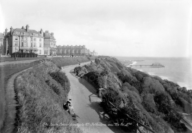 Sandgate, Folkestone, Kent, 1890-1910