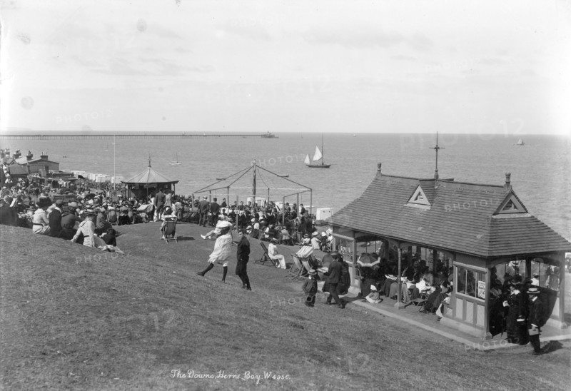 Holidaymakers at Herne Bay, Kent, 1890-1910