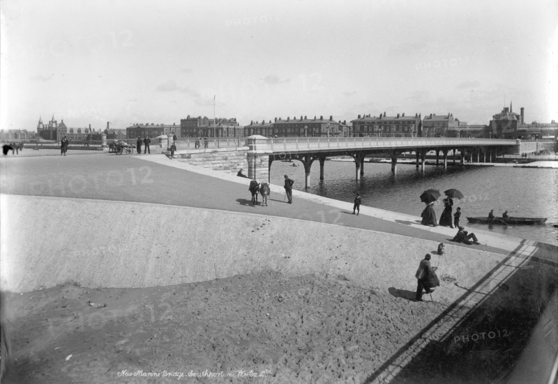 New Marine Bridge, Southport, Lancashire, 1890-1910