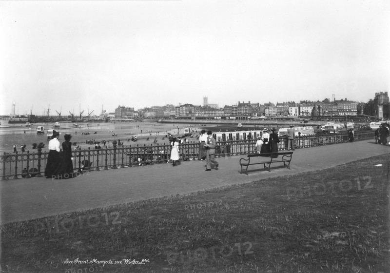 The promenade, Margate, Kent, 1890-1910