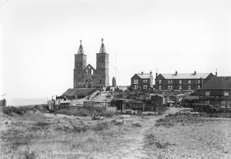 St Mary's Abbey, Reculver, Herne Bay, Kent, 1890-1910