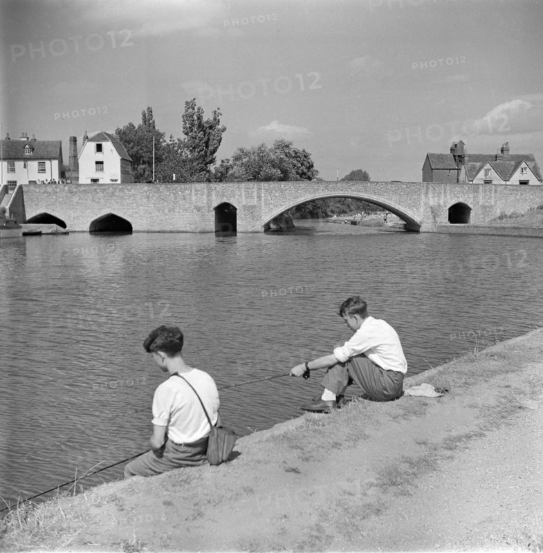 Abingdon Bridge, Oxfordshire. 1945-1980