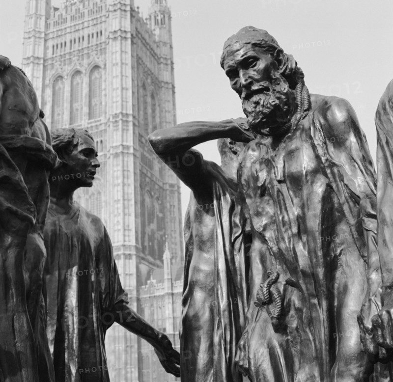 Burghers of Calais, Millbank, Westminster, London, 1945-1980
