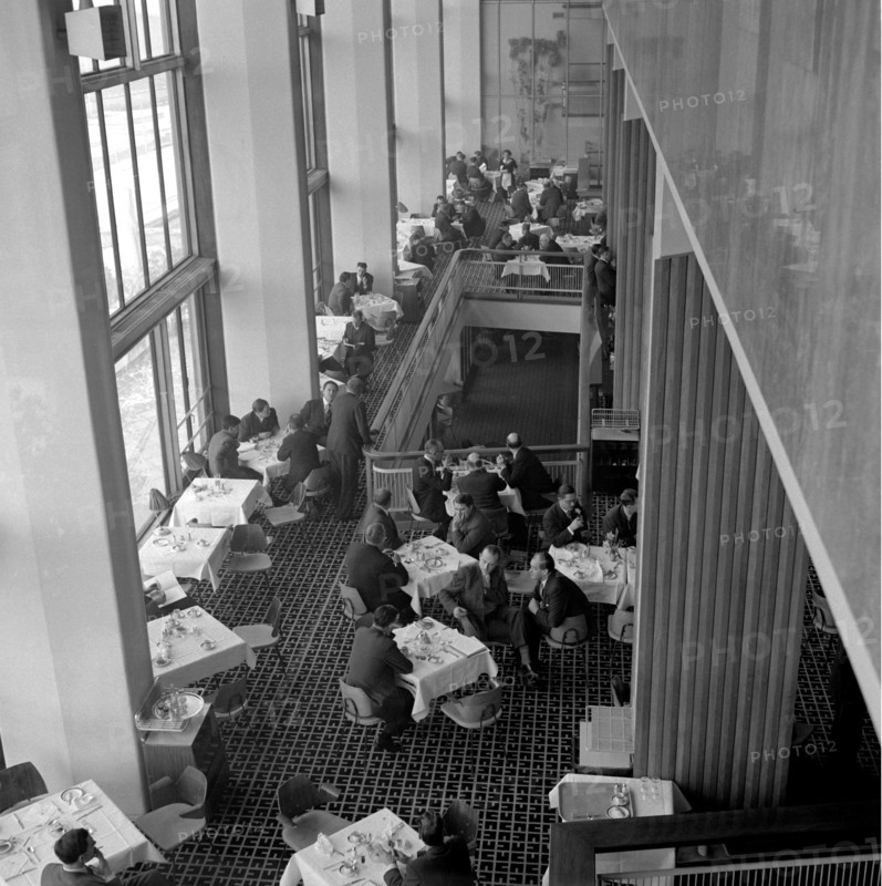 The restaurant, Royal Festival Hall, London, 1951-1962