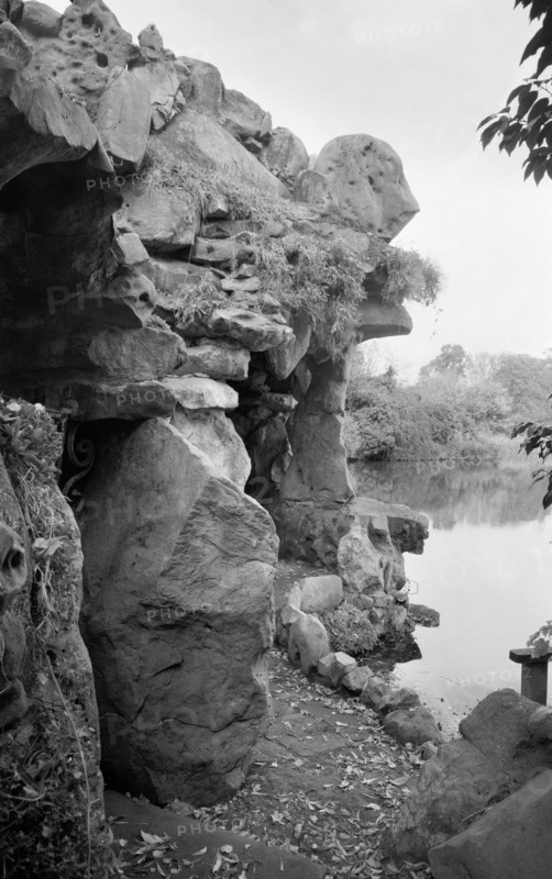 Grotto at Ascot Place, Winkfield, Berkshire, 1945