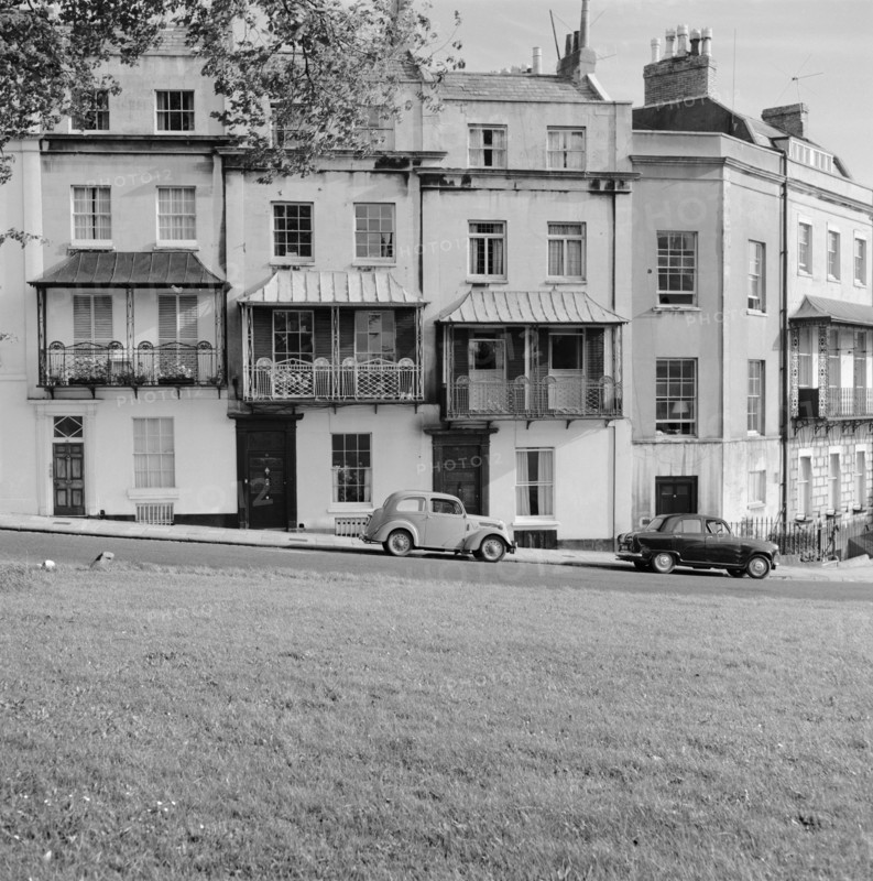 Sion Hill, Clifton, Bristol, 1945