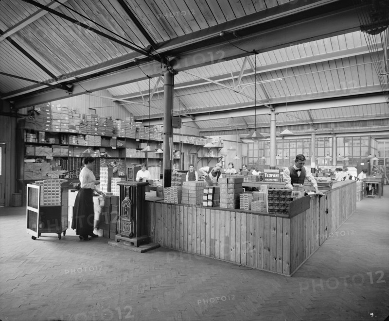 Teofani Cigarette Factory, Brixton, London, 1916