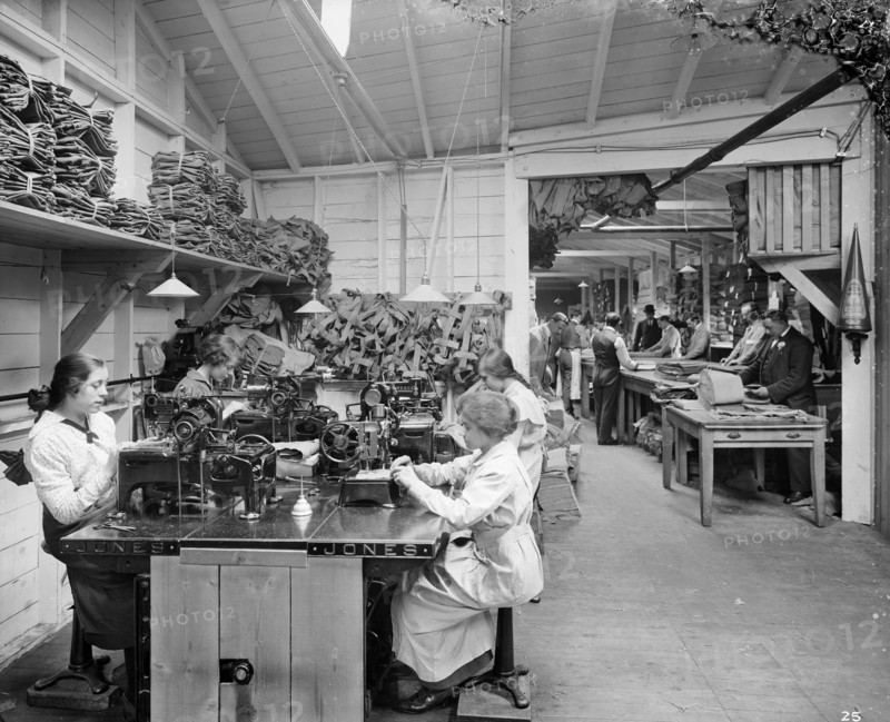 Workshop, Hampton's Munitions Works, Lambeth, London, 1914-1918