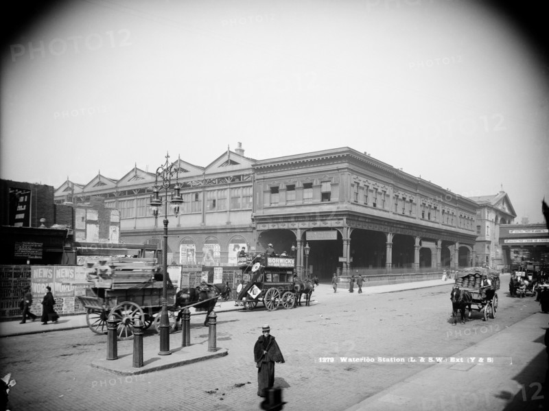 Waterloo Station, York Road, Lambeth, London, c1870-1900