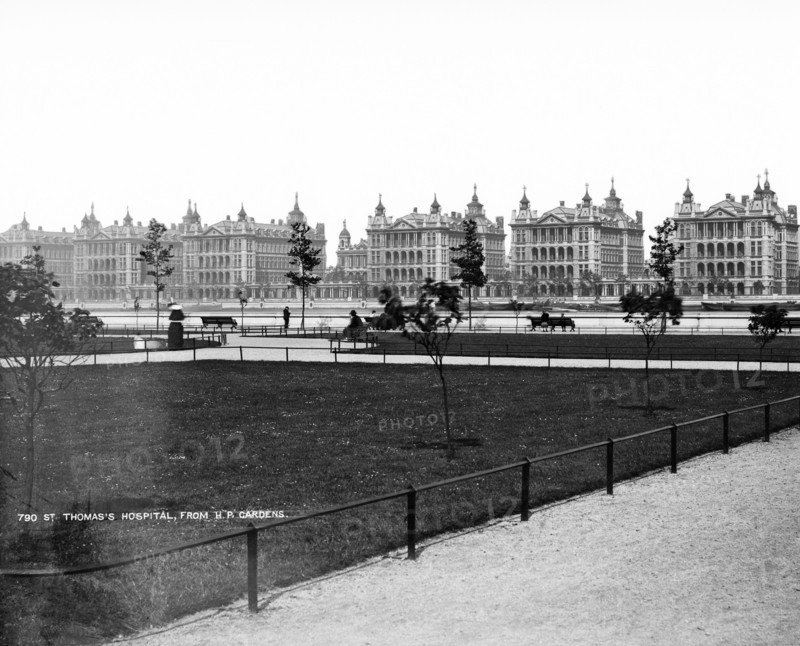 St Thomas' Hospital, Lambeth Palace Road, Lambeth, London, c1871-1900
