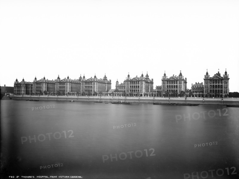 St Thomas' Hospital, Lambeth Palace Road, Lambeth, London, c1871-1900