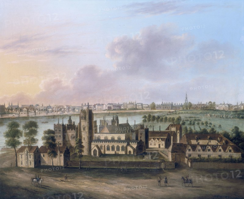 'Lambeth Palace', c1685. Artist: FW Smith