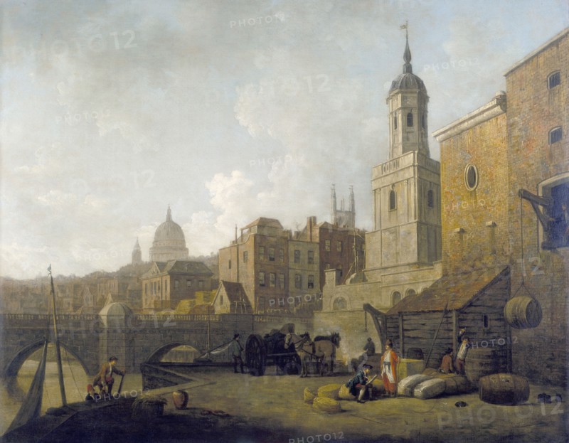 'Fresh Wharf, London Bridge', c1762.  Artist: William Marlow