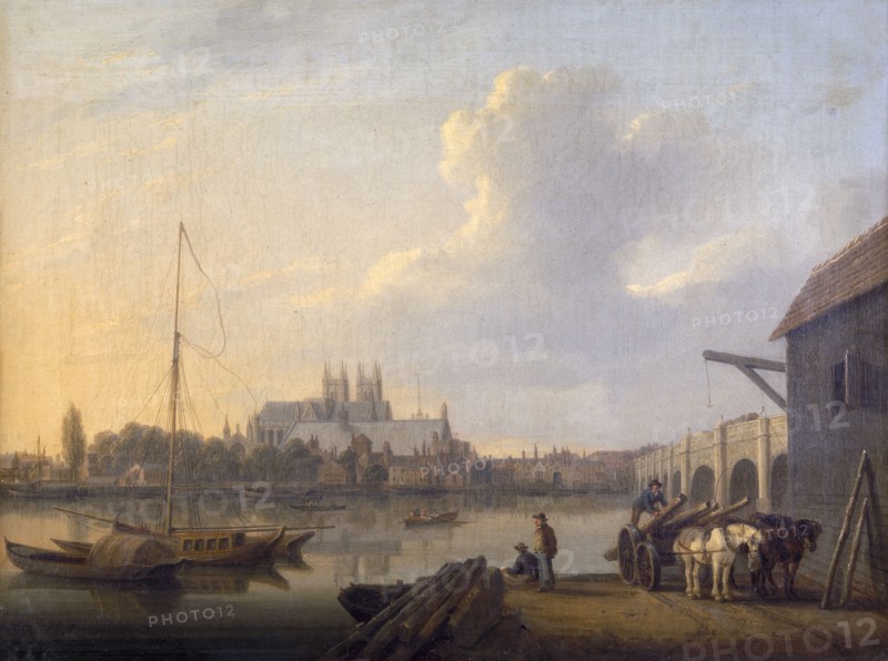'Westminster from the South', c1810. Artist: William Anderson