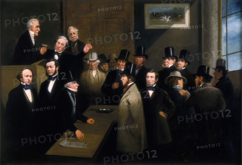 'A West Indian Sugar Sale', c1860. Artist: Unknown
