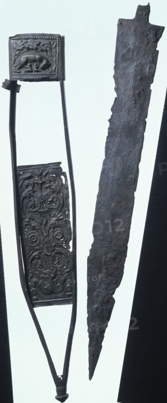 Roman officer's sword, first half of the 1st century AD. Artist: Unknown