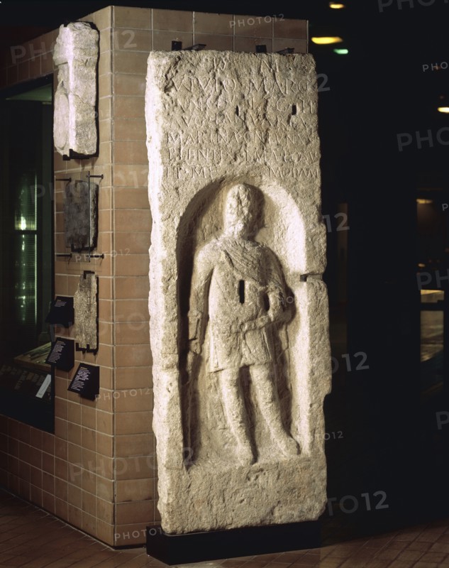 Tombstone of Vivius Marcianus. Artist: Unknown