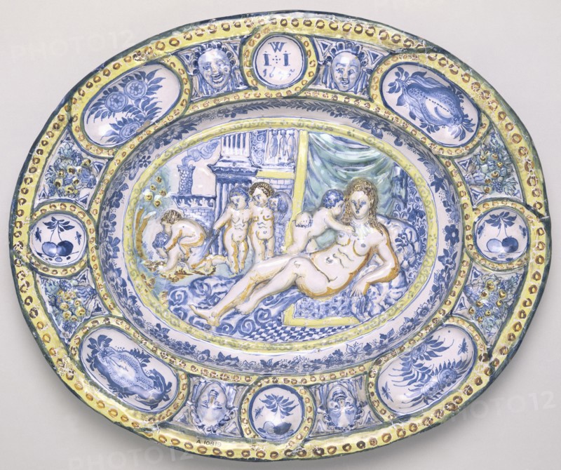 Delft charger, 1675. Artist: Unknown