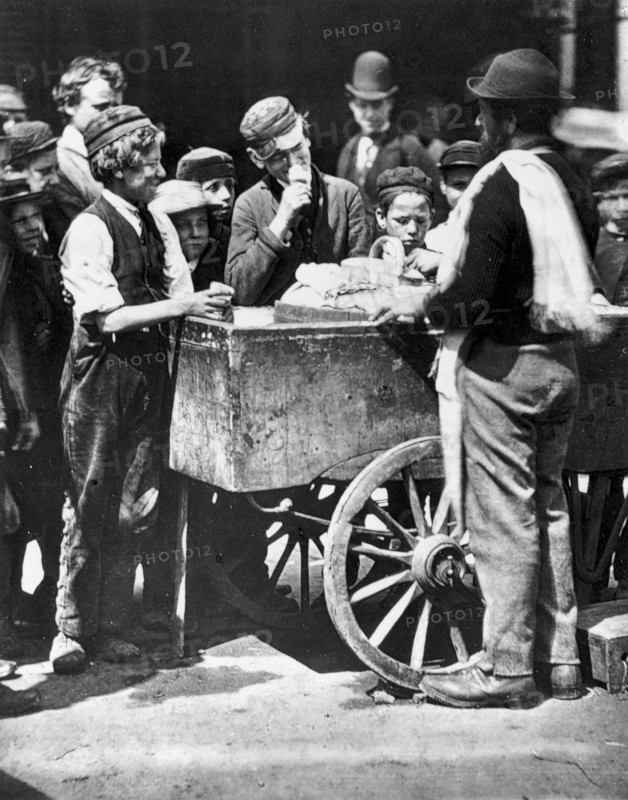 'Halfpenny Ices', 1877. Artist: John Thompson