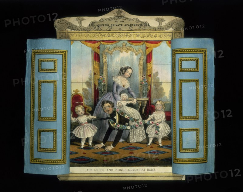 'The Queen and Prince Albert at Home' (c1845?). Artist: Unknown