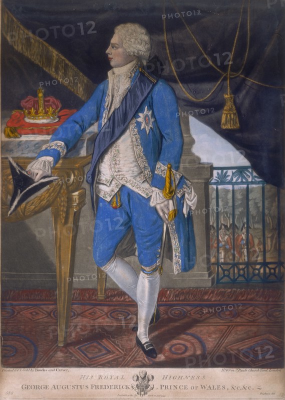 George IV as Prince of Wales, 1795. Artist: Unknown
