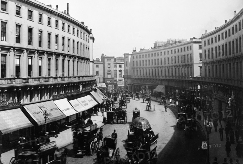 Regent Street Quadrant, Westminster, London, late 19th century. Artist: Unknown