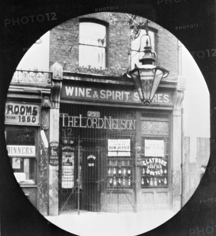 The Lord Nelson off-licence. Artist: John Galt