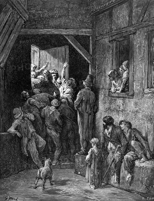 'Turn Him Out! - Ratcliff', 1872. Creator: Héliodore Joseph Pisan.