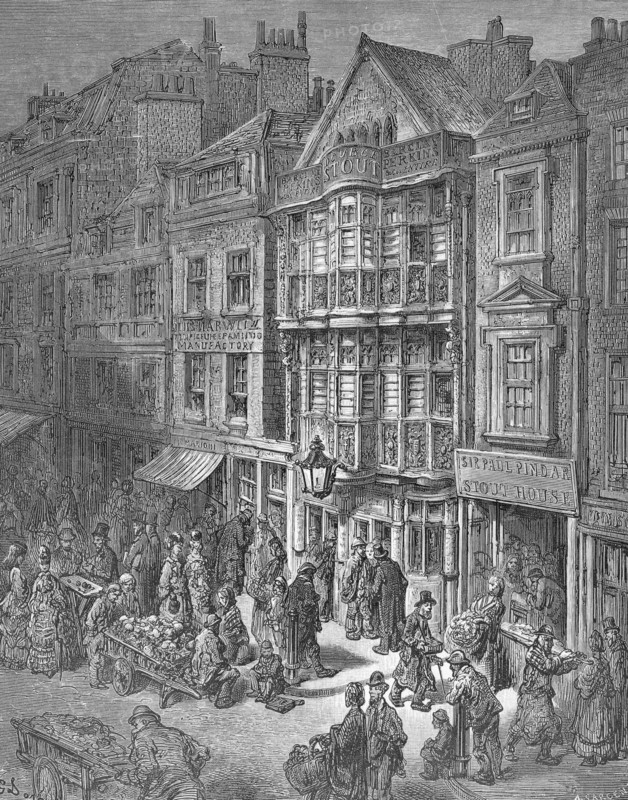 'Bishopsgate Street', 1872. Artist: A Sargent