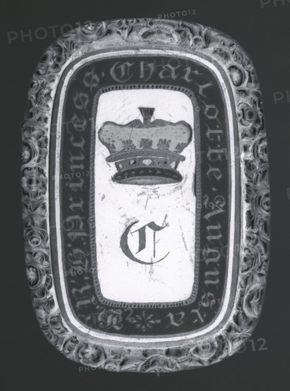 Princess Charlotte commemorative bracelet slide, c1817. Artist: Unknown
