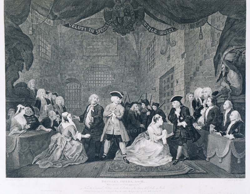'The Beggar's Opera  Act III', 18th century. Artist: Blake