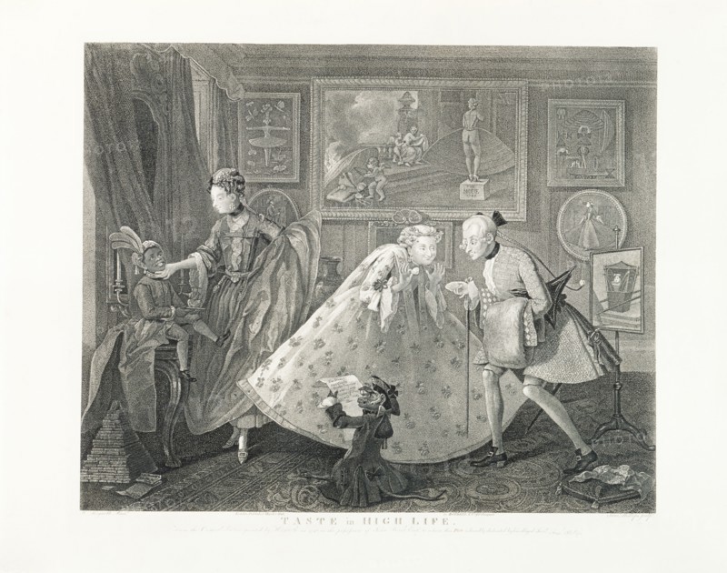 Taste in High Life, 18th century. Artist: Sam Phillips