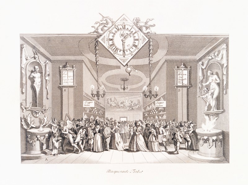 'Masquerade Ticket', 18th century. Artist: Unknown