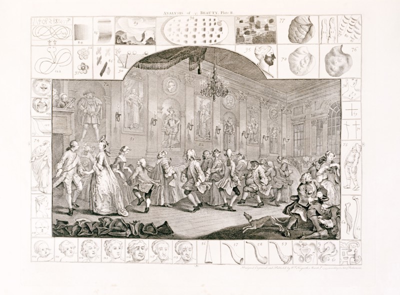'Analysis of Beauty Plate II', 1753. Artist: William Hogarth