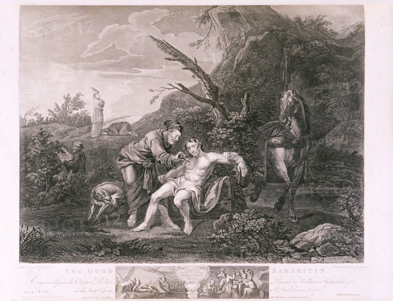 'The Good Samaritan', 1772. Creator: Ravend.