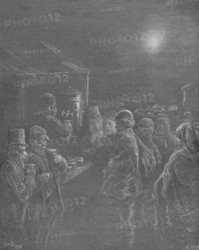 'Coffee Stall - Early Morning', 1872. Creator: Héliodore Joseph Pisan.