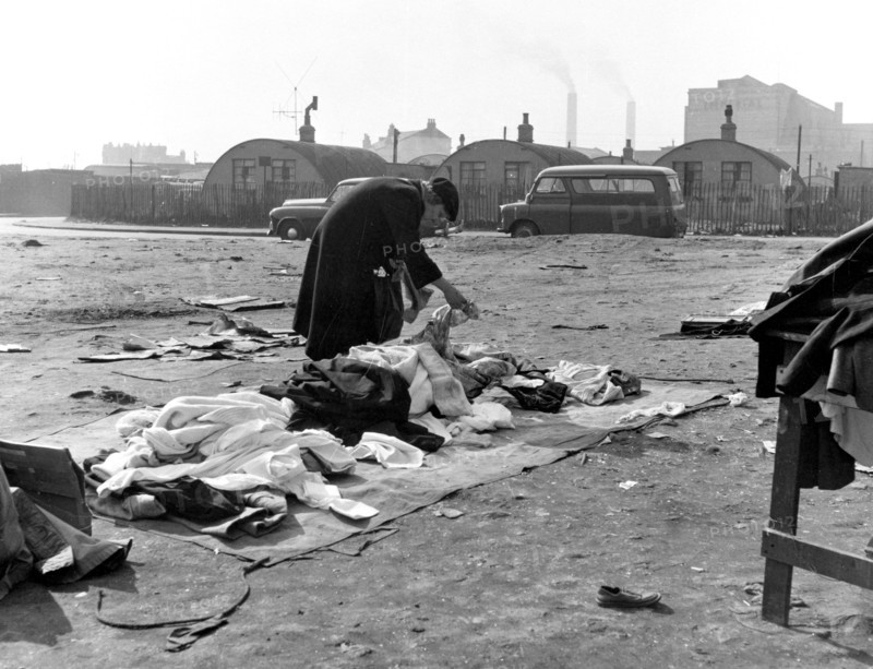 Rathbone Street Market, East London, 1959. Artist: Henry Grant