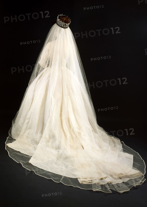 Princess Margaret's Wedding Dress - Rear View, 1981. Artist: Unknown