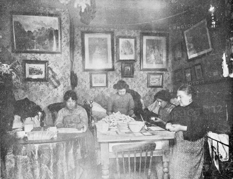 Match and Tin Tack Box Making, London, c1900. Artist: Unknown
