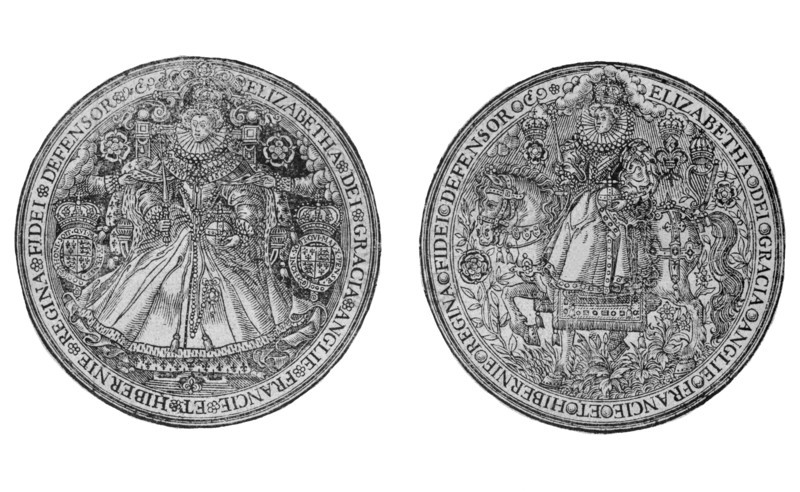 Great Seal of Elizabeth I, c1558-c1603. Artist: Unknown