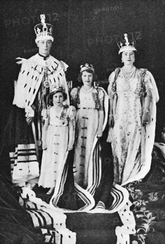 King George VI and Queen Elizabeth on their Coronation Day, 1937. Creator: Unknown.