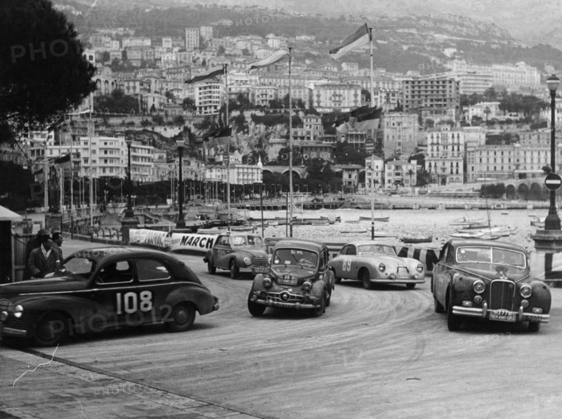 The Monte Carlo Rally, Monaco, 1954. Artist: Unknown