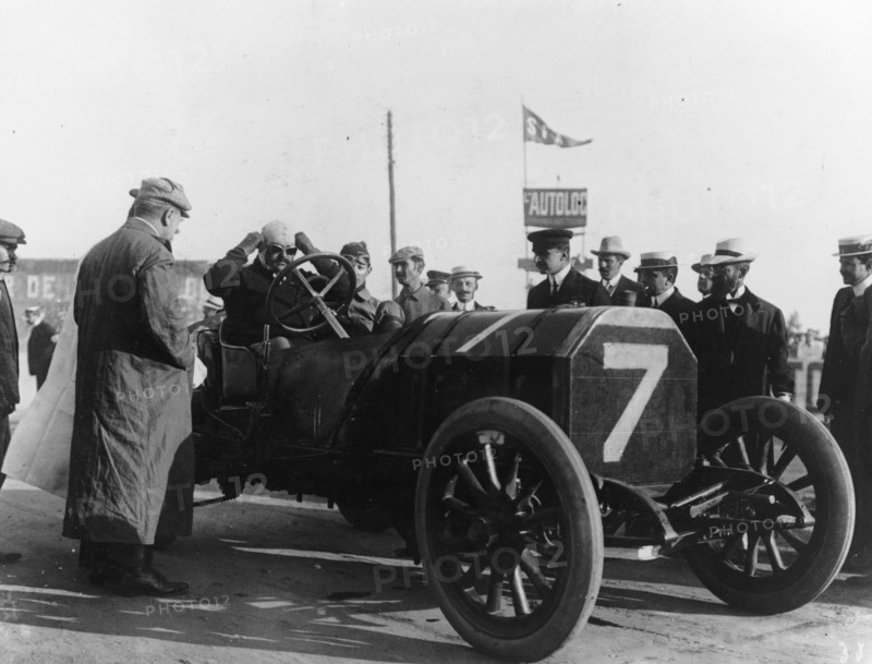 CS Rolls in a racing car, c1905-c1910. Artist: Unknown