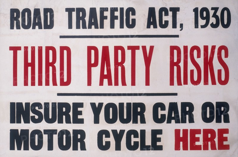 An insurance poster, 1930. Artist: Unknown