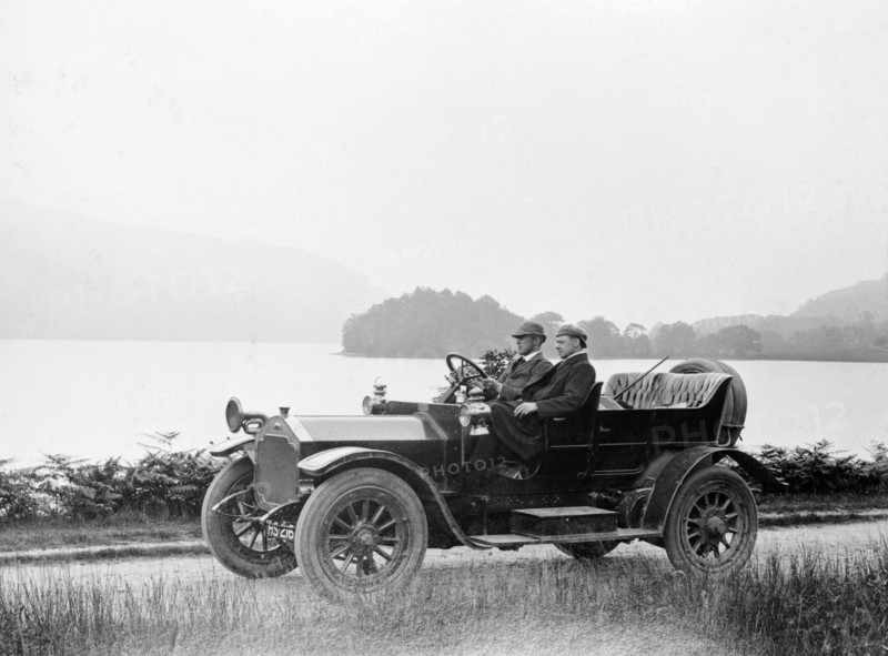 1908 Albion 24-30 hp taking part in Scottish Reliability Trials, 1908. Artist: Unknown