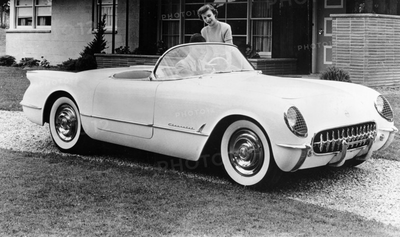 1953 Chevrolet Corvette, (c1953?). Artist: Unknown