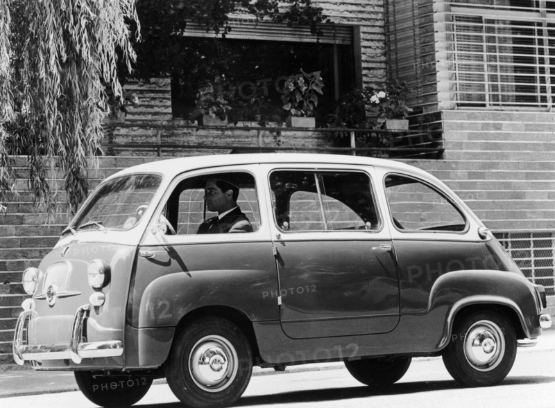 1963 Fiat 600 Multipla, (c1963?). Artist: Unknown
