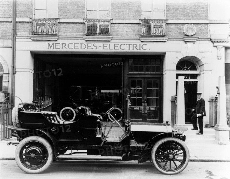 1907 Mercedes-Mixte Touring car, 1907. Artist: Unknown